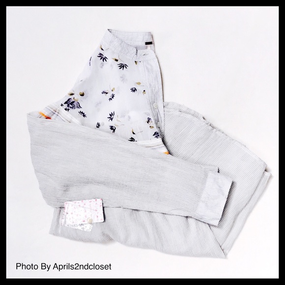 ❌SOLD❌FREE PEOPLE WHITE TUNIC BLOUSE BUTTON FRONT - Picture 5 of 7